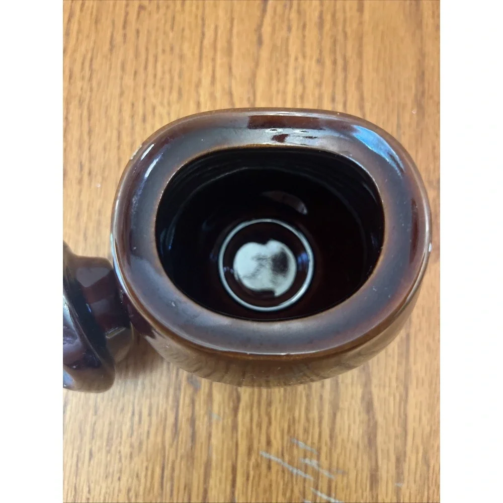 Sango Nova Brown Drip Glaze 4933 Sugar Bowl with Lid‎ and Creamer